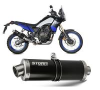 Echappement Storm by Mivv noir Silencieux Oval Acier Yamaha Tenere 700 2019 2026