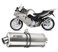 Pot D'Echappement Storm by Mivv Oval Acier Bmw F 800 S / St 2006 > 2012