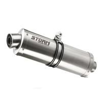Pot D'Echappement Storm by Mivv Oval Acier Honda Xl 125 Varadero 2007 > 2011
