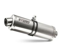 Pot D'Echappement Storm by Mivv Oval Acier Kawasaki Versys 650 2006 > 2014