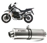 Pot D'Echappement Storm by Mivv Oval Acier Moto guzzi v85 tt 2019 2024