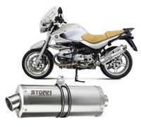Pot D'Echappement Storm by Mivv Oval Acier pour Bmw R 1150 R 2000 > 2006
