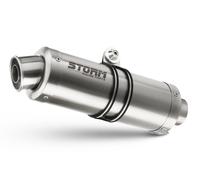 Pot D'Echappement Storm by Mivv Oval Acier pour Kawasaki Z 750 2004 > 2006