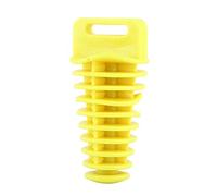 Pot d'Echappement, Keenso Tail Pipe Silencieux Wash Plug Bouchon De Lavage Tuyau Queue D'échappement 2 Temps et 4 Temps pour Dirt Bike ATV(Yellow)