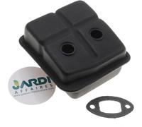 Pot d'échappement taille haies compatible avec Stihl HS81 et HS86 remplace 4237 140 0600