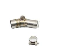 Pot D'échappement Universel 51 Mm Pour Moto Tube Intermédiaire Acier Inoxydable Compatible Avec ER6N Pour NINJIA 250 Pour Z250 Pour Z250SL Et R3 Embout Échappement(3)