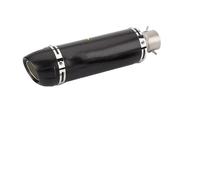 Pot d'échappement Universel pour Moto entrée 51 mm en Fibre de Carbone véritable Compatible Suzuki GSR 600 et CBR125 R1.