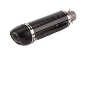 Pot d'échappement Universel pour Moto entrée 51 mm en Fibre de Carbone véritable Compatible Suzuki GSR 600 et CBR125 R1.