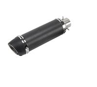 Pot d'échappement Universel pour Moto entrée 51 mm en Fibre de Carbone véritable Compatible Suzuki GSR 600 et CBR125 R1.