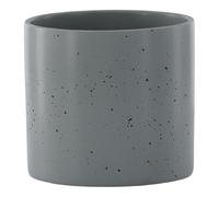 Pot Déco en Céramique "Sane" 18cm Gris Foncé