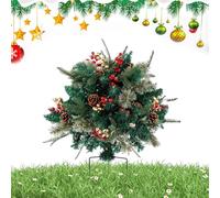 Pot décoratif de Vacances - Rempli de substrat, Style pour créer des ambiances festives, Cadeaux créatifs et décorations dans la Maison, célébrations
