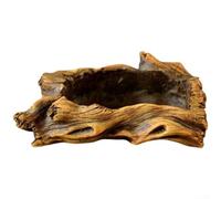 Pot décoratif léger avec motif d'arbre unique, parfaitement adapté pour diverses petites plantes d'intérieur (style 4)