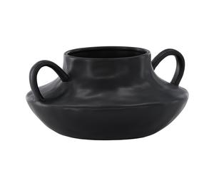Pot Design en Céramique "Holda" 31cm Noir