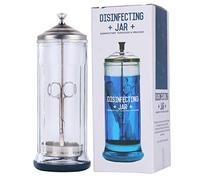 Pot désinfectant en verre pour barbier, stérilisateur de salon, coiffeur professionnel et outils à ongles, 1,09 l