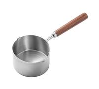 Pot d'huile chaude multifonction en acier inoxydable pour camping-car | Double buse anti-goutte en acier inoxydable 200 ml 20,3 x 8,8 cm pour la cuisson des sauces, condiments