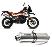 Pot echappement Silencieux Storm By Mivv Oval Inox Ktm 790 Adventure R 2019 2024