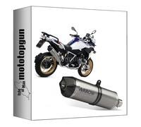 pot echappement approuve arrow maxi race-tech en aluminium avec embout en carby compatible avec bmw r1250 r-1250 gs 2019 2020 2021 2022 2023 mototopgun 71805ak