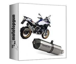 pot echappement approuve arrow maxi race-tech en aluminium avec embout en carby compatible avec bmw r1250 r-1250 gs 2019 2020 2021 2022 2023 mototopgun 71805ak