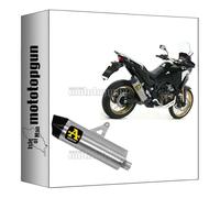 pot echappement approuve arrow maxi race-tech en aluminium avec embout en carby compatible avec honda africa twin 1100 adventure sport 2020 2021 2022 2023 mototopgun 72625ak