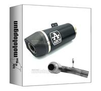 pot echappement approuve open arrow indy-race en aluminium noir avec embout en carby compatible avec bmw f900 f-900 xr 2020 2021 2022 2023 mototopgun 71915akn + 71729mi