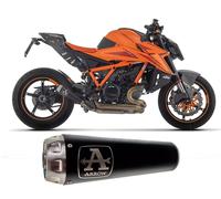 Pot Echappement Arrow PRO-RACE Nichrom Dark en Acier KTM 1390 SUPER DUKE R 2024