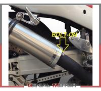 Pot Echappement Bolt-On GPR INOX TONDO / ROUND Approuvé KAWASAKI ZX-7R 1996 2002