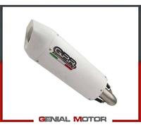 Gpr Exhaust Systems Albus Evo4 Royal Enfield Himalayan 410 21-22 Ref:e5.roy.9.cat.albe5 Homologated Oval Muffler Blanc Homologated