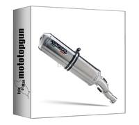 pot echappement gpr approuve acier satinox, chicane inclue, y.58.sat compatible avec yamaha xt 600 - e - k 1997 1998 1999 2000 2001 2002 mototopgun