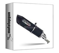 pot echappement gpr approuve aluminium noir furore, chicane inclue, bw.39.fune compatible avec bmw r 1200 gs - adventure 2010 2011 2012 mototopgun