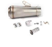 Pot Échappement Moto 51 Mm DB Killer GP Motocross Escape Pour Yamaha R1 R3 R6 CBR1000RR MT07 09 Z1000 Silencieux(Type B with stickers)