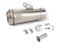 Pot Échappement Moto 51 Mm DB Killer GP Motocross Escape Pour Yamaha R1 R3 R6 CBR1000RR MT07 09 Z1000(Type A with stickers)