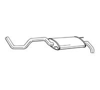 Pot échappement / Silencieux arrière BOSAL 279-117