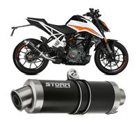 Pot echappement Silencieux Storm Mivv Gp Black Inox Noir KTM DUKE 390 2021 2022