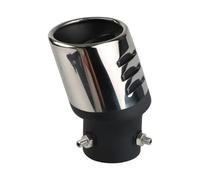 Pot Echappement Voiture Embout De Silencieux D'échappement Universel Pour Voiture Acier Inoxydable Ovale Diamètre Intérieur 63 Mm Tuyau D'échappement(Type A)