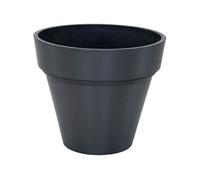Pot - Ecostone Planter - Ø 35 cm - H 30 cm - Noir