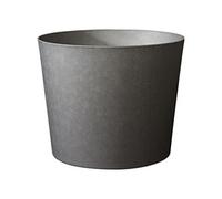 Pot de fleurs Conique Ø 40 cm - EDA - Element - 30 L - Intérieur / Extérieur - Ø 39,1 x H. 32 cm - Gris Anthracite