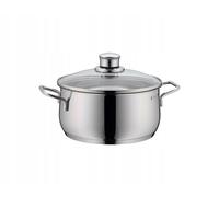Pot en acier WMF 24 cm de diamètre, acier chromé