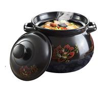 Pot En Argile Pour La Cuisson, Pot En Pierre Japonaise Avec Couvercle, Casserole En Céramique Bibimbap Et Soupe Pot À Soupe En Argile Pot En Terre Résistant À La Chaleur Pour De Cuisine,7.3L