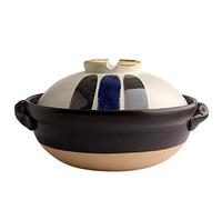 Pot en céramique, Casserole moderne Premier avec couvercle, articles ménagers, cocotte en céramique résistante à la température, casserole en argile, cuisson lente de la soupe(2800ml)