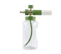 Pot en mousse de 6,35 mm à connexion rapide pour nettoyeur haute pression offrant un ventilateur de pulvérisation à 60 degrés Buse rotative à 360 degrés tout en cuivre PA Filtre en mousse PA cinq