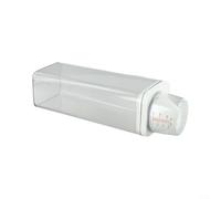 Pot en plastique au design avancé pour savon en poudre avec double joint de protection et tasse à mesurer accessible pour les besoins quotidiens de lessive (700 ml)