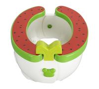 Pot en Plastique Portable Pliable, Seau à Pipi en Voiture pour bébé, Siège de Pot pour la Maison, la Maternelle, les Voyages et le Camping (GREEN)