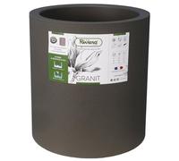 RiViERA Bac à fleurs RIVIERA Granit rond D39 x 43 cm Gris
