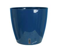 RiViERA Pot en plastique Eva rond avec réserve d'eau 30 cm Bleu