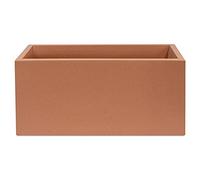 Pot en polyéthylène par couleur de terre cuite 80x40x40 cm