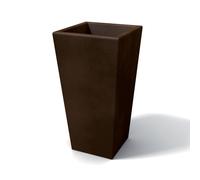 POT EN RÉSINE 65 BRONZE MODERNE ROND PLASTIQUE JARDINIÈRE POUR PLANTES