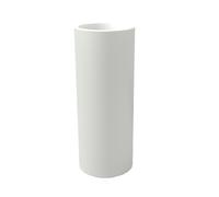 POT EN RÉSINE BLANC HAUT 90 CM AVEC CACHE POT MODERNE RÉSINE JARDIN INTÉRIEUR