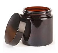 Pot en verre Ambré - Pommadier - 120 ml