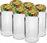 Pot en verre avec bouchon à vis TO fi43 90ml - 6 pièces