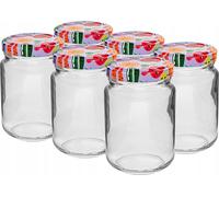 Pot en verre avec bouchon à vis TO fi53 156ml - 6 pièces